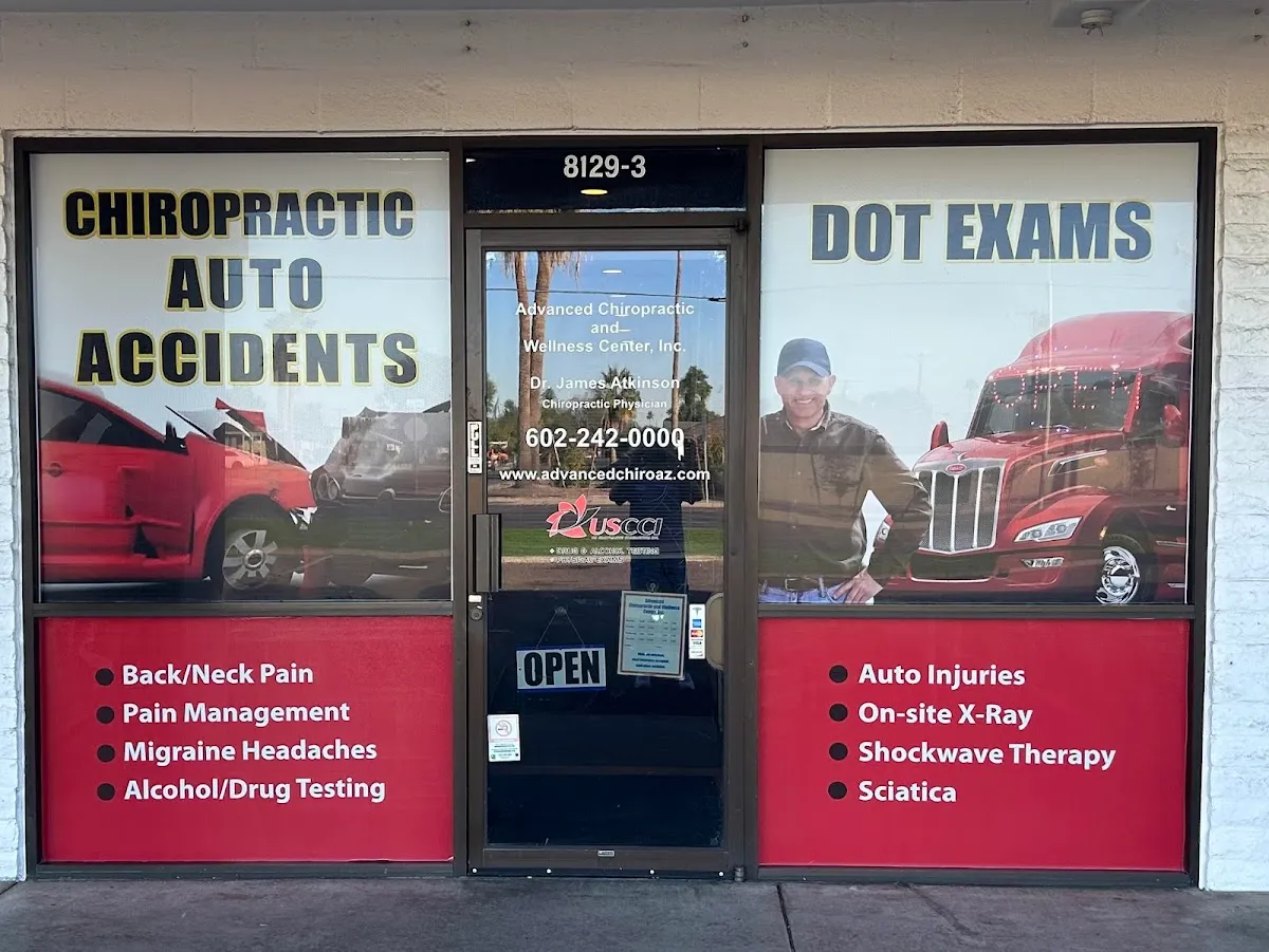 Advanced Chiropractic & the DOT Exam Center in Phoenix