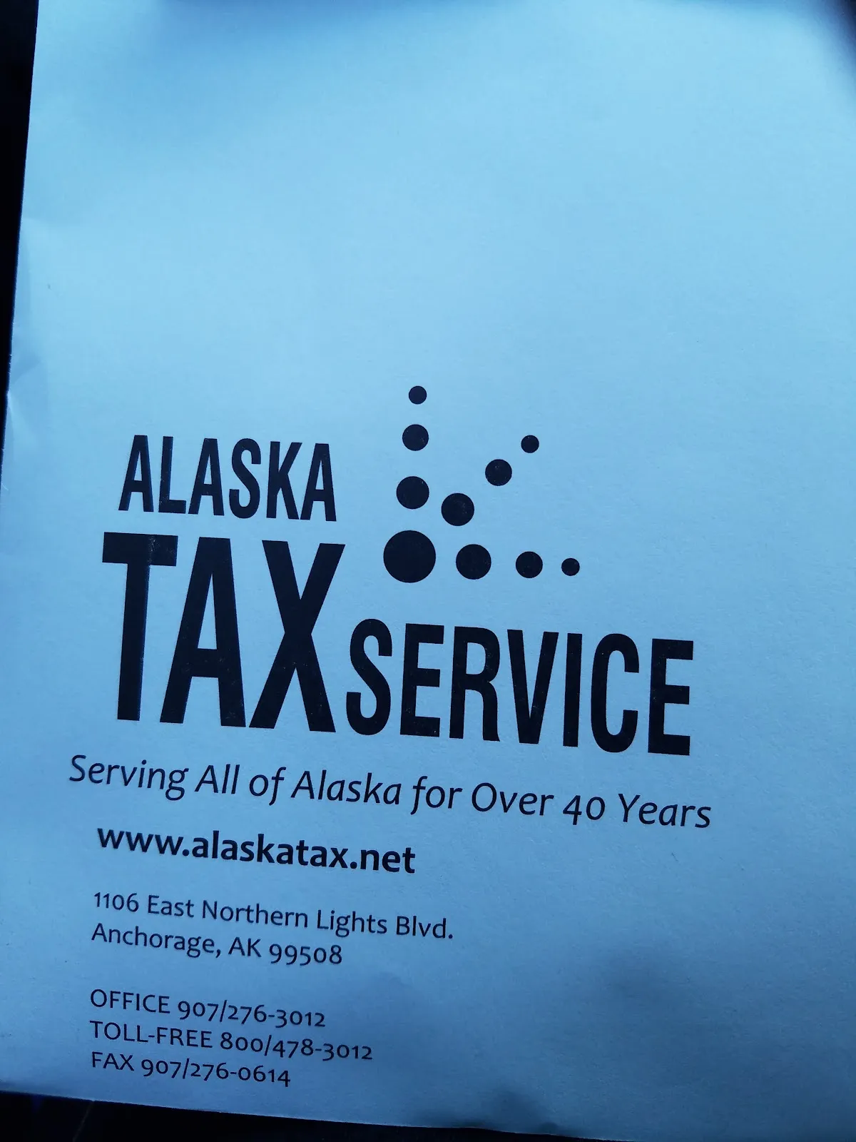 Alaska Tax Service in Anchorage
