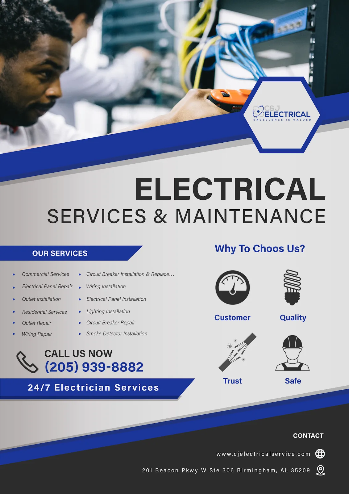 C&J Electrical Services LLC in Birmingham