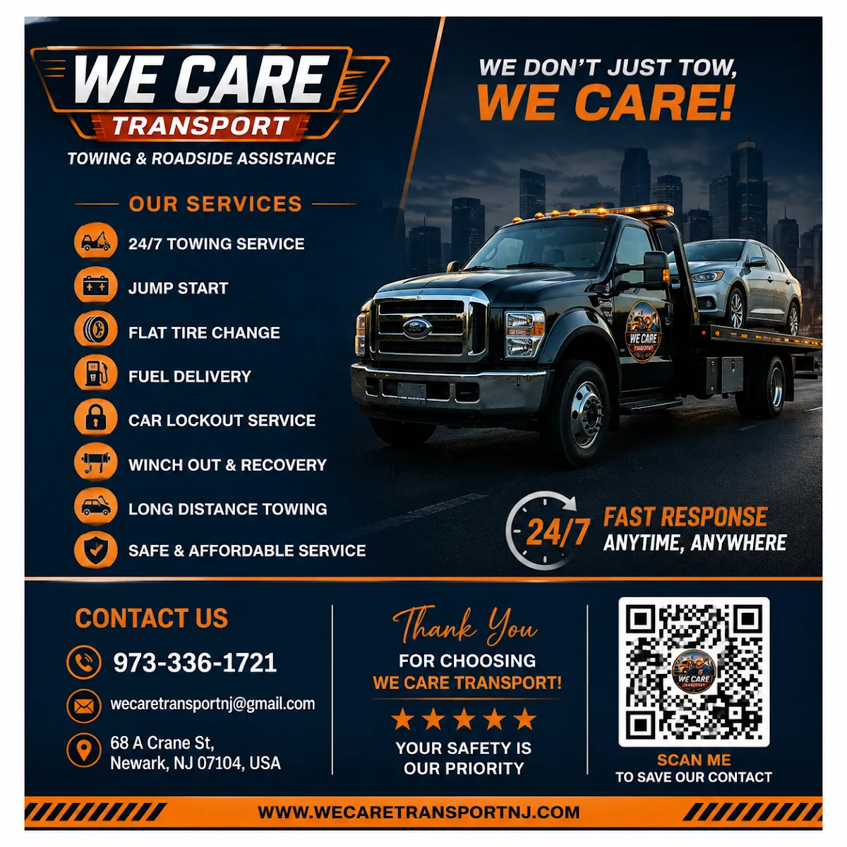 We Care Towing & Transport in Newark
